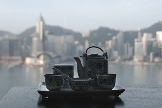 Afternoon Tea and Hong Kong Sklyline km