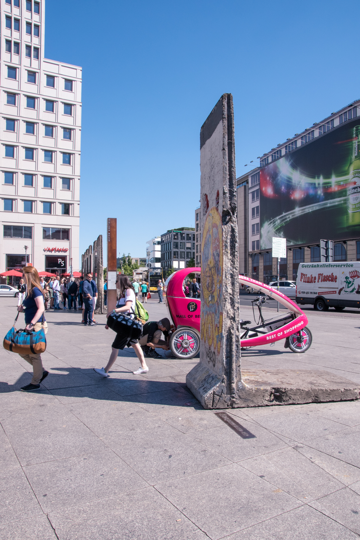 Driving through the Berlin Wall 2015 Berlin Germany